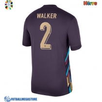 Fotballdrakt Herre England Kyle Walker #2 Bortedrakt EM 2024 Kortermet